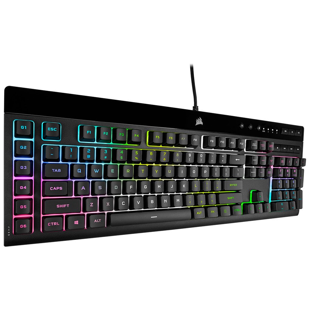 Клавіатура Corsair K55 RGB Pro XT USB UA Black (CH-9226715-RU) - зображення 11