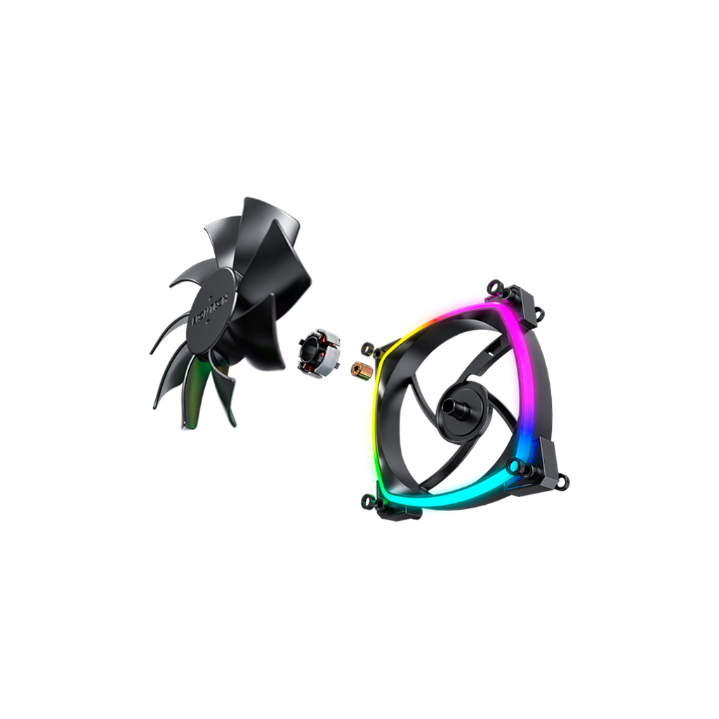 Кулер до корпусу MONTECH AX120 PWM BLACK - зображення 7