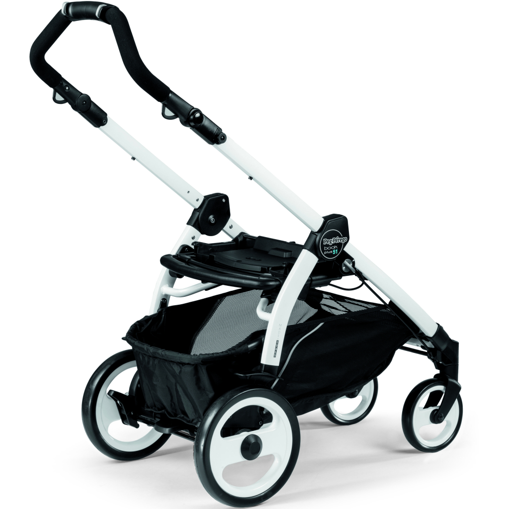 Коляска Peg-Perego Book Plus 51 Versilia, бежева з білим (PACK05-00000000005) - зображення 5