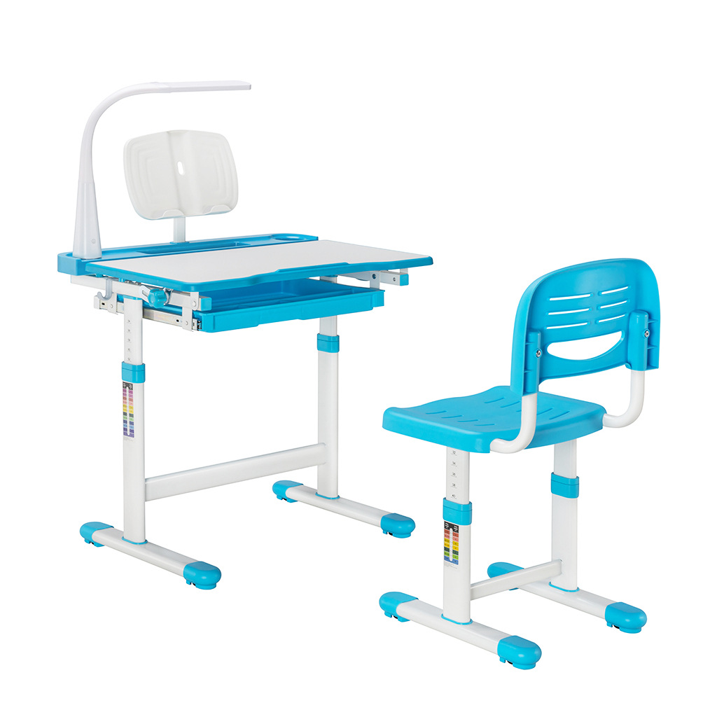 Парта зі стільцем FunDesk Bellissima blue (2001002219153) - зображення 1
