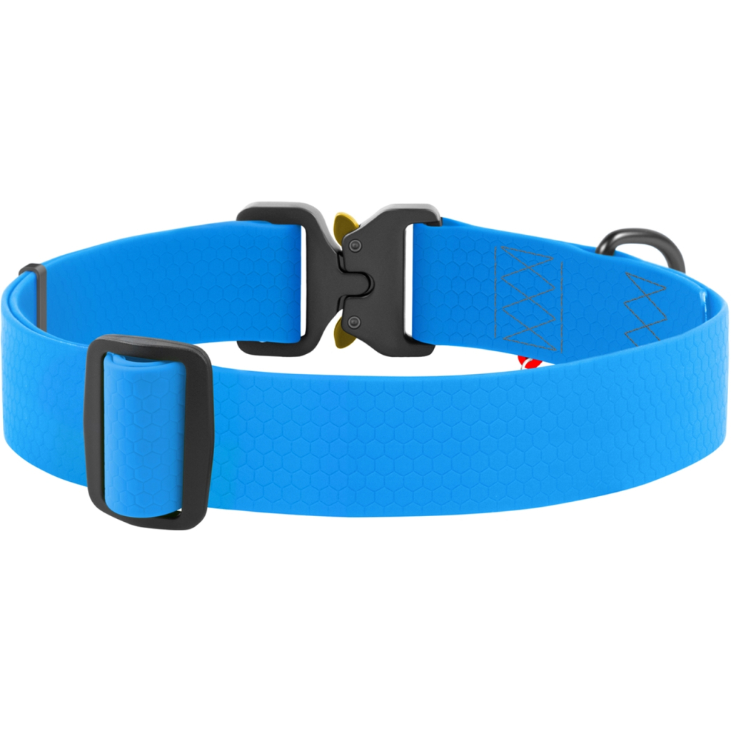 Нашийник для тварин WAUDOG Waterproof з QR паспортом XXL Ш 40 мм Д 43-70 см(блакитний) (28012) - зображення 2