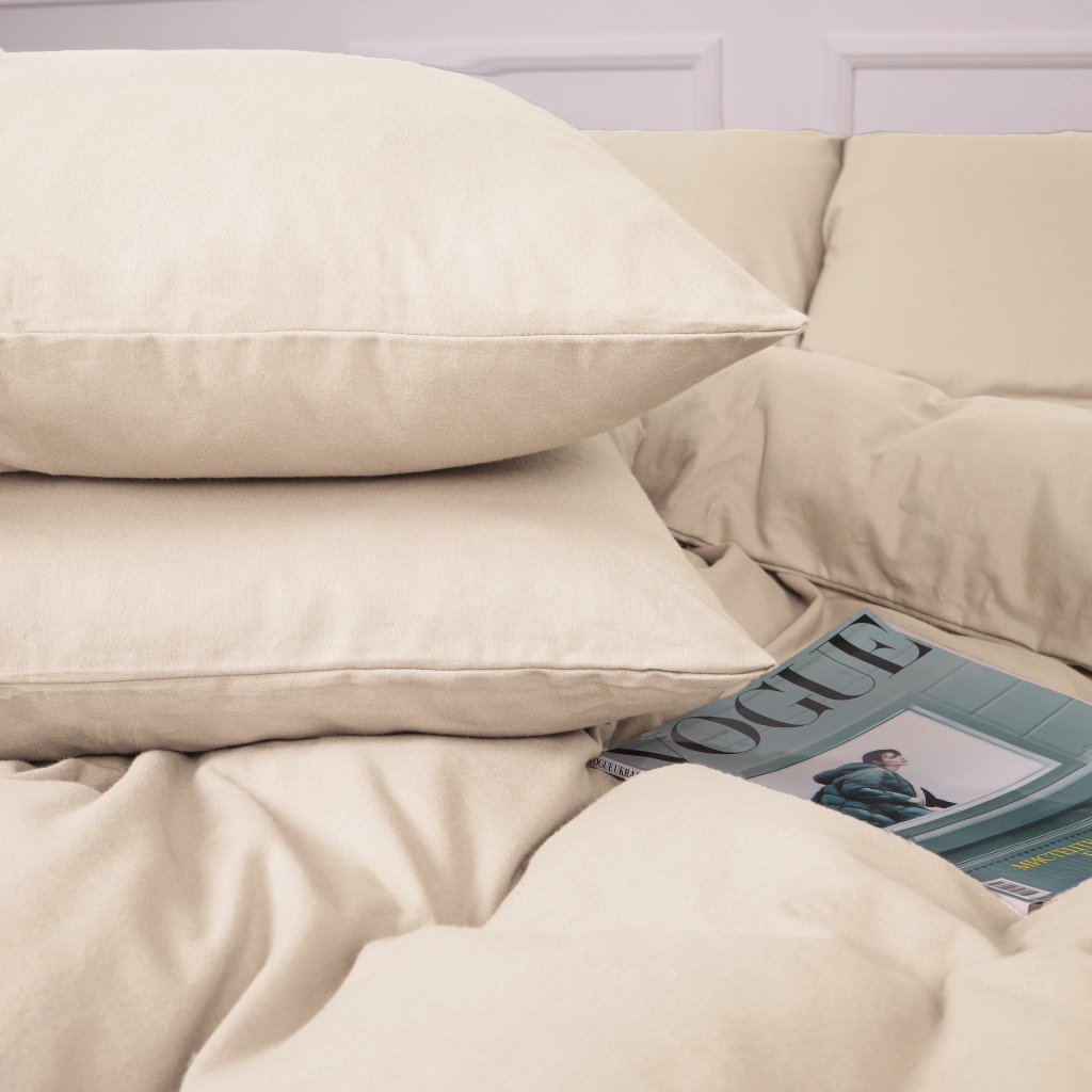 Постільна білизна MirSon 007 Milk Фланель 220х240 King Size (2200009650666) - зображення 10