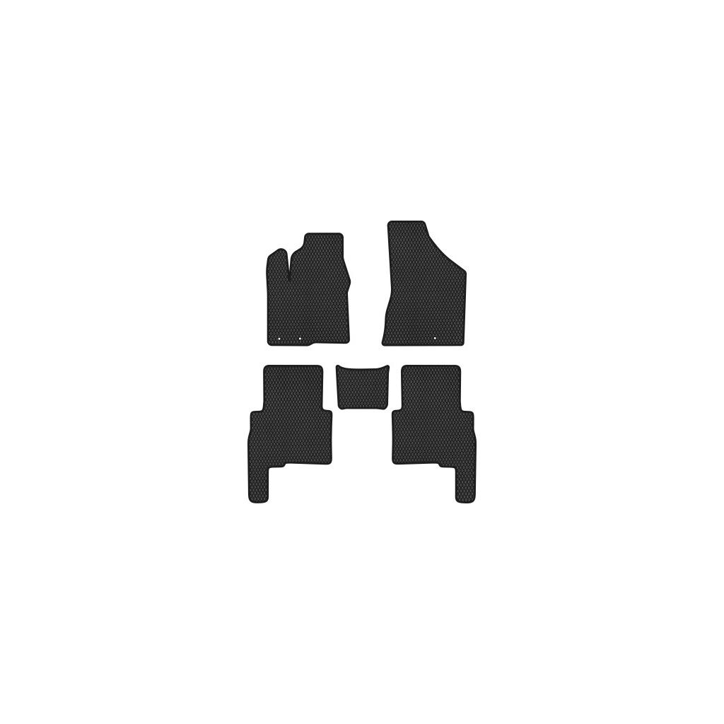 Килимок в салон EVAtech Kia Sorento (XM) (Hinged Gas Pedal) 7 seats 2009-2012 (KI12992CV5LA3RBB) - зображення 1