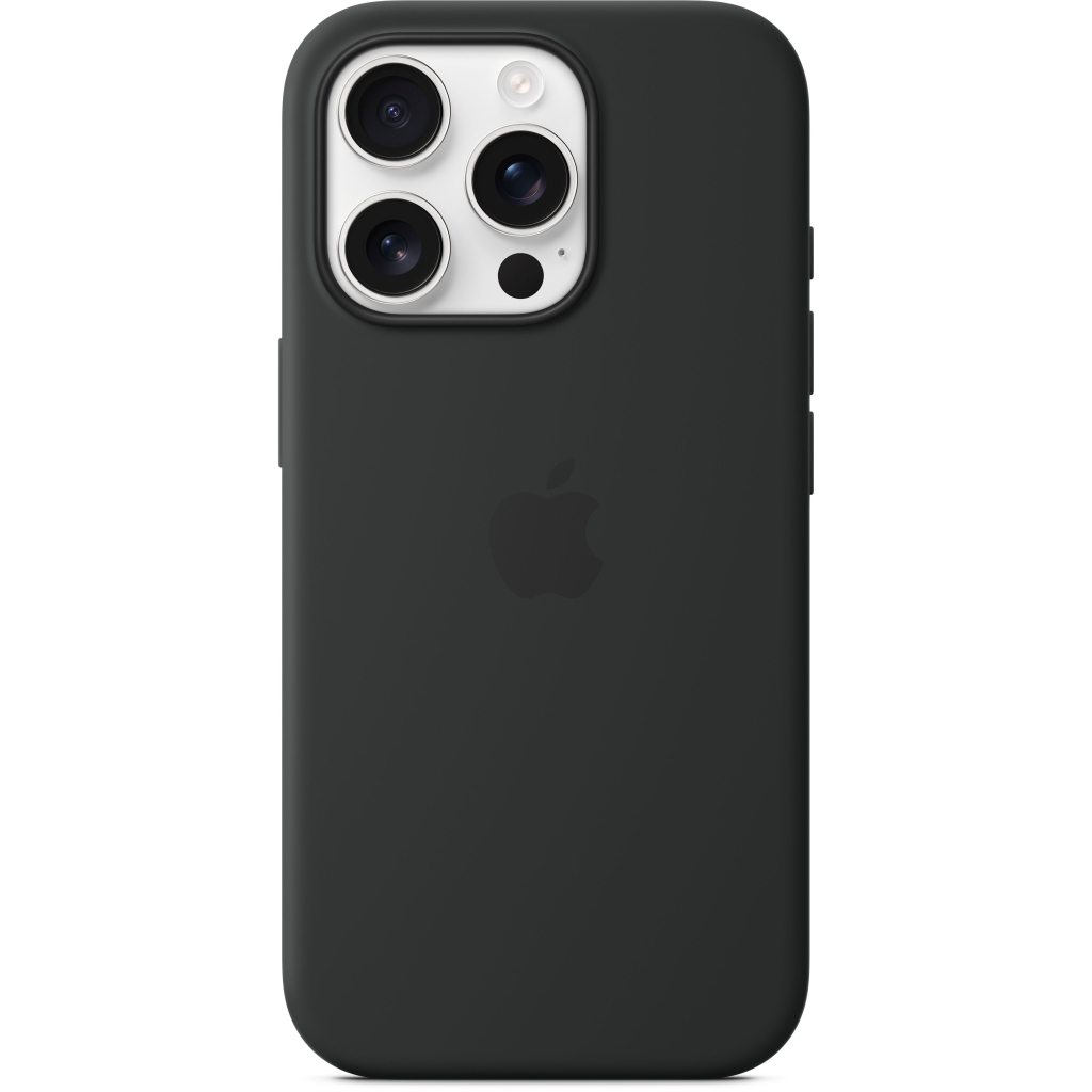 Чохол до мобільного телефона Apple iPhone16 Pro Silicone Case with MagSafe - Black (MYYJ3ZM/A) - зображення 4