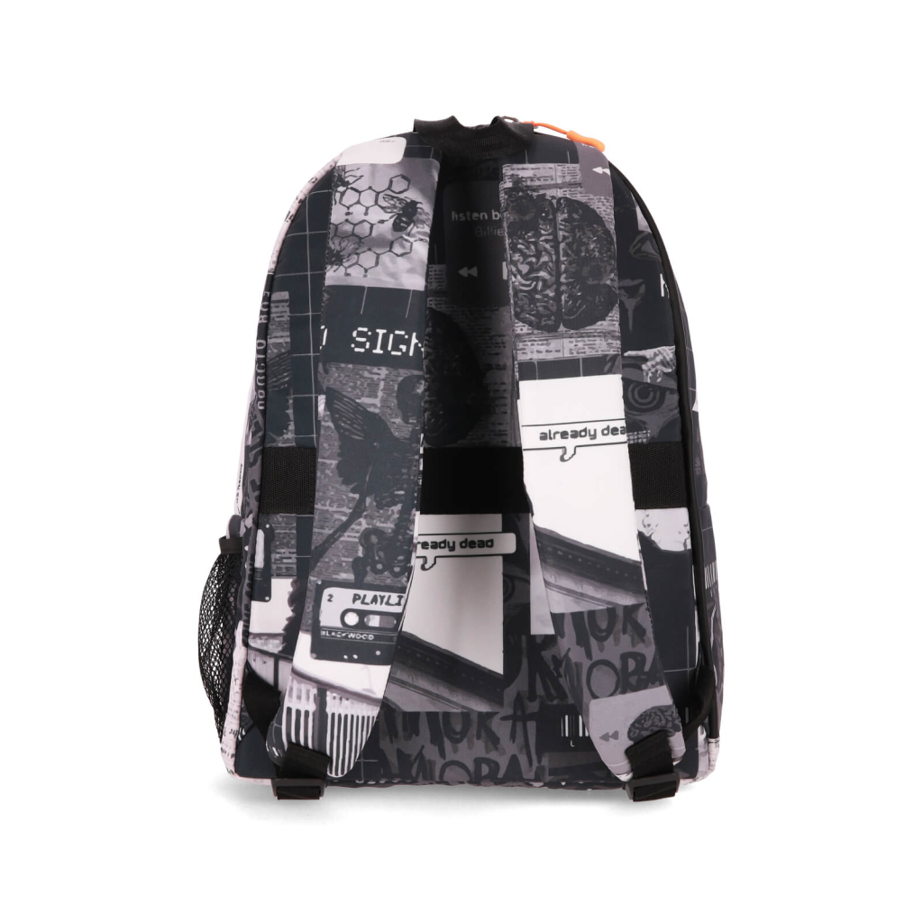 Рюкзак для ноутбука Bagland 14" Stylish M 17L+print, black-white 1343/00549694 (1118320661) - зображення 4