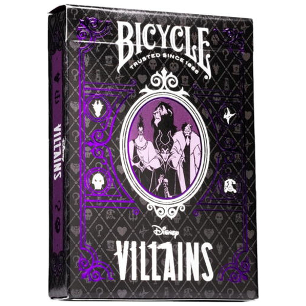 Гральні карти Bicycle Disney Villains (purple) (ВР_БДВП) - зображення 1