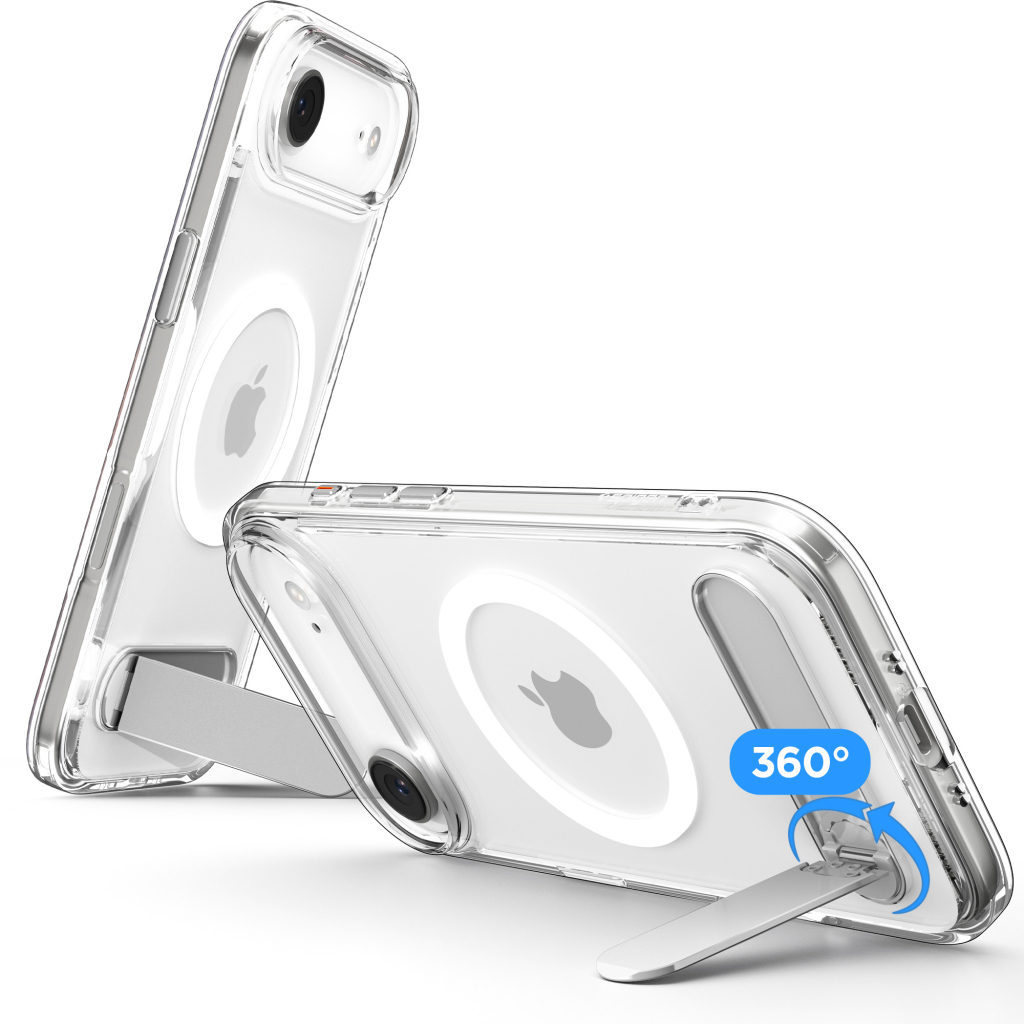 Чохол до мобільного телефона Spigen Ultra Hybrid S MagFit iPhone 17 Air Clear White (ACS09926) - зображення 8