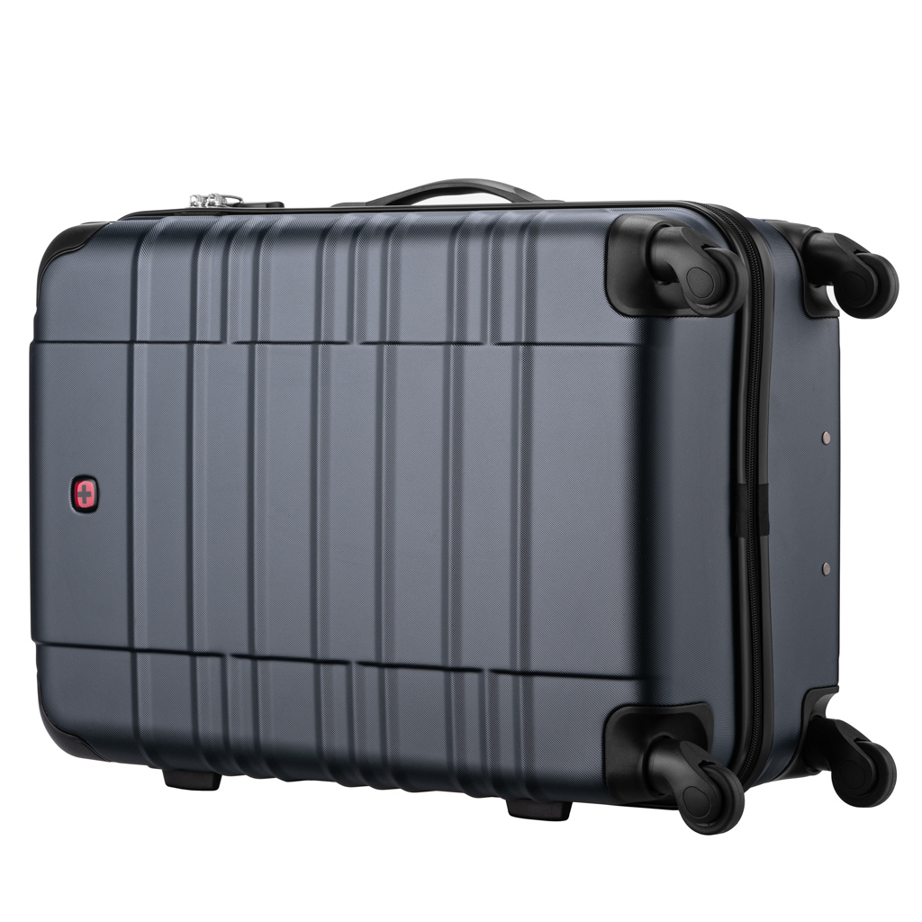 Валіза Wenger Amplar, середня, пластик, 4 колеса, синя (653147) - зображення 8