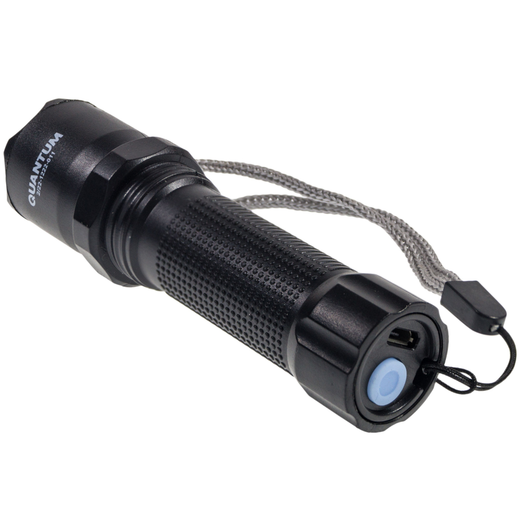 Ліхтар Quantum Tracker 3W LED+COB з функцією Power Bank + подарунок QM-FL1043 (QM-FL1063-PR1) - зображення 8