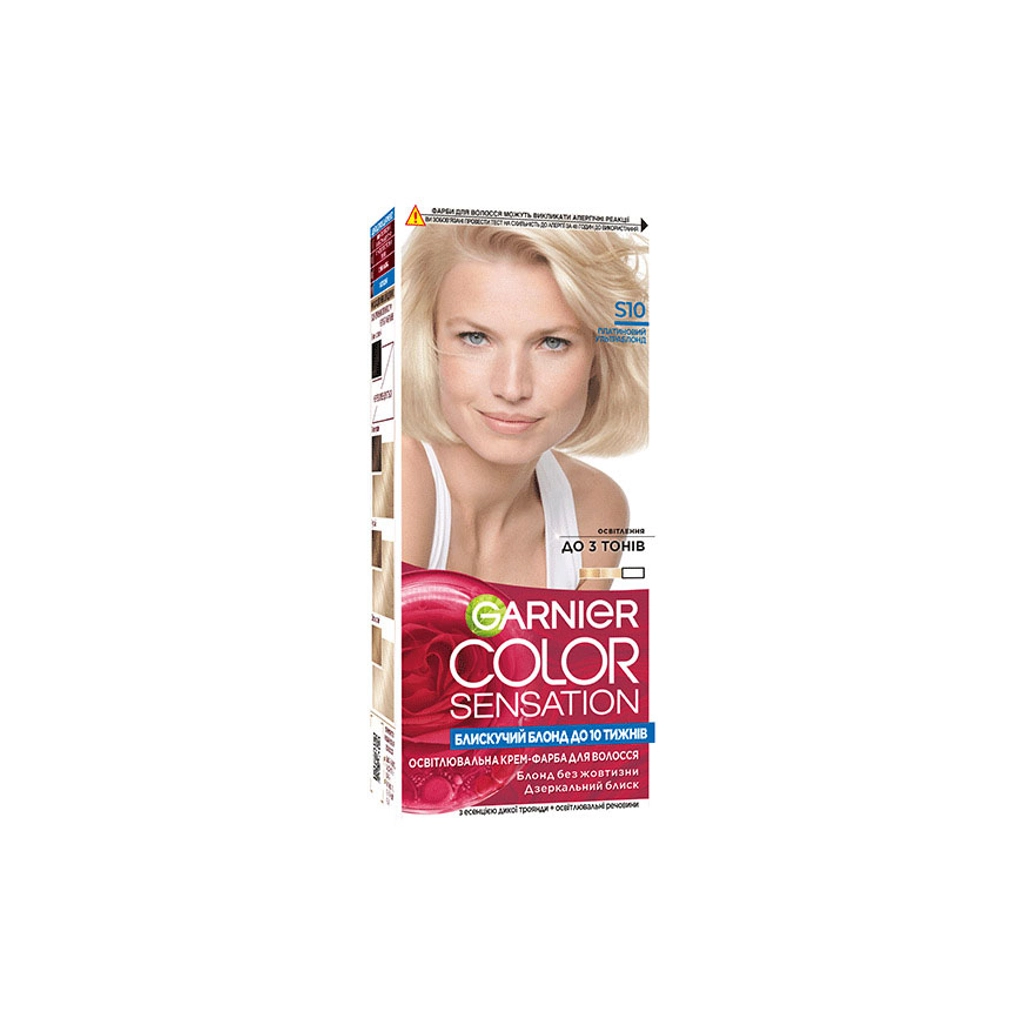 Фарба для волосся Garnier Color Sensation 110 (S10) Платиновий ультраблонд 110 мл (3600541135925) - зображення 1