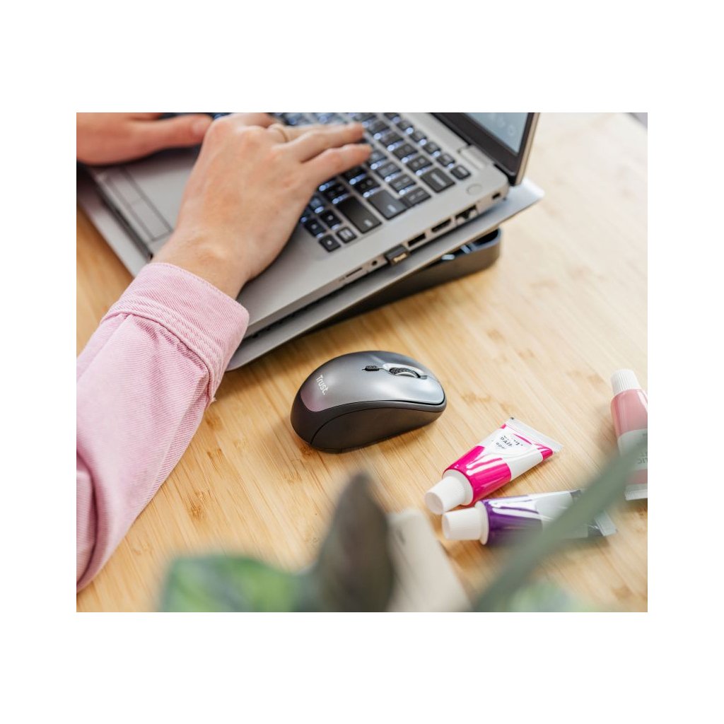 Мишка Trust Yvi+ Silent Eco Wireless Black (24549) - зображення 6