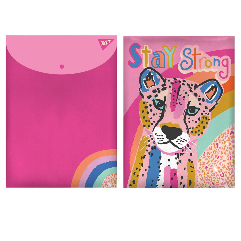 Папка - конверт Yes на кнопці А4 Pink Panther (491881) - зображення 1