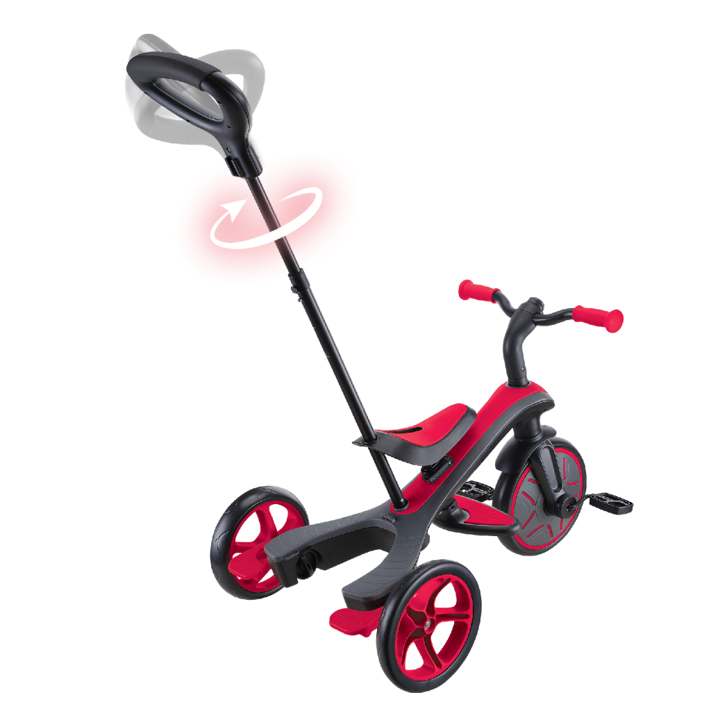 Дитячий велосипед Globber Explorer Trike 4 в 1, червоний (634-102) - зображення 3