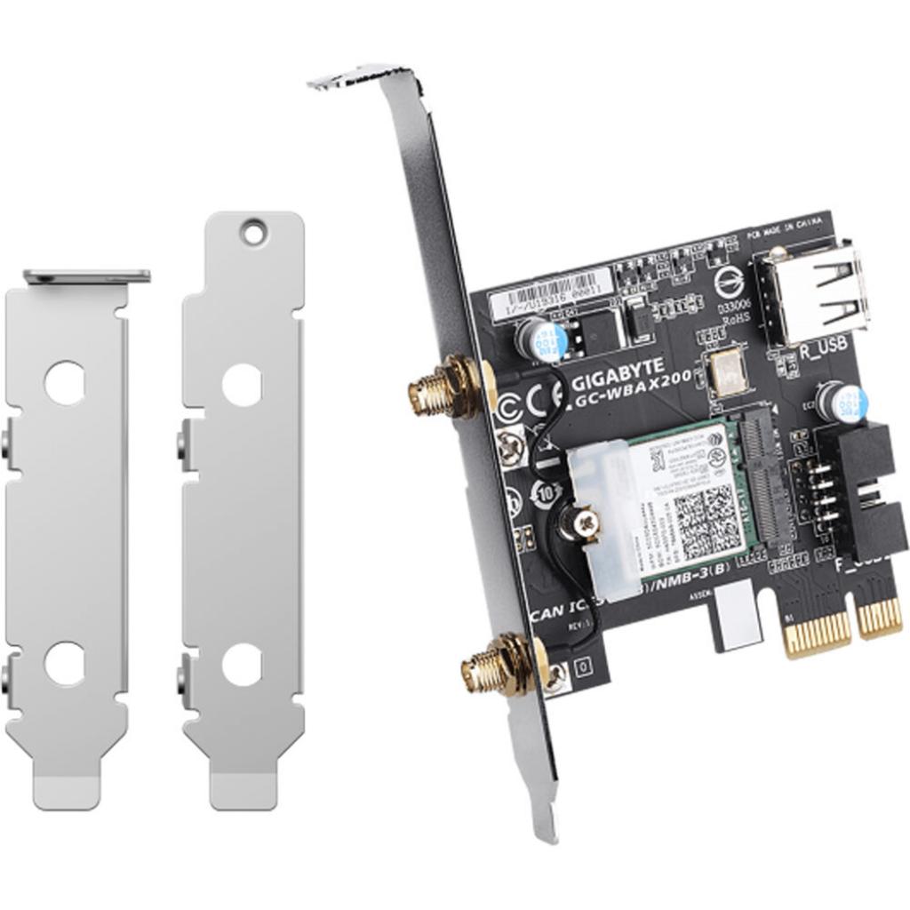 Мережева карта Wi-Fi QNap QXP-W6-AX200 - зображення 2