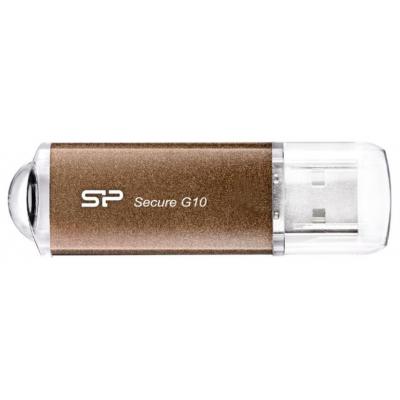 USB флеш накопичувач Silicon Power 8GB Secure G10 Bronze (SP008GBUF2G10V1Z) - зображення 1