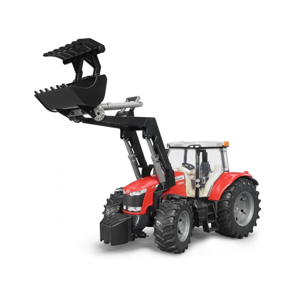 Спецтехніка Bruder Massey Ferguson 7624 з переднім навантажувачем 1:16 (03047) - зображення 4