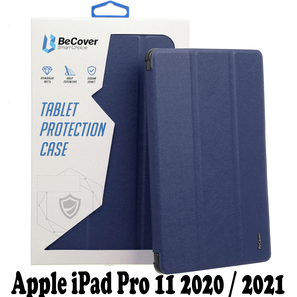 Чохол до планшета BeCover Apple iPad Pro 11 2020/21/22 Deep Blue (707511) - зображення 1
