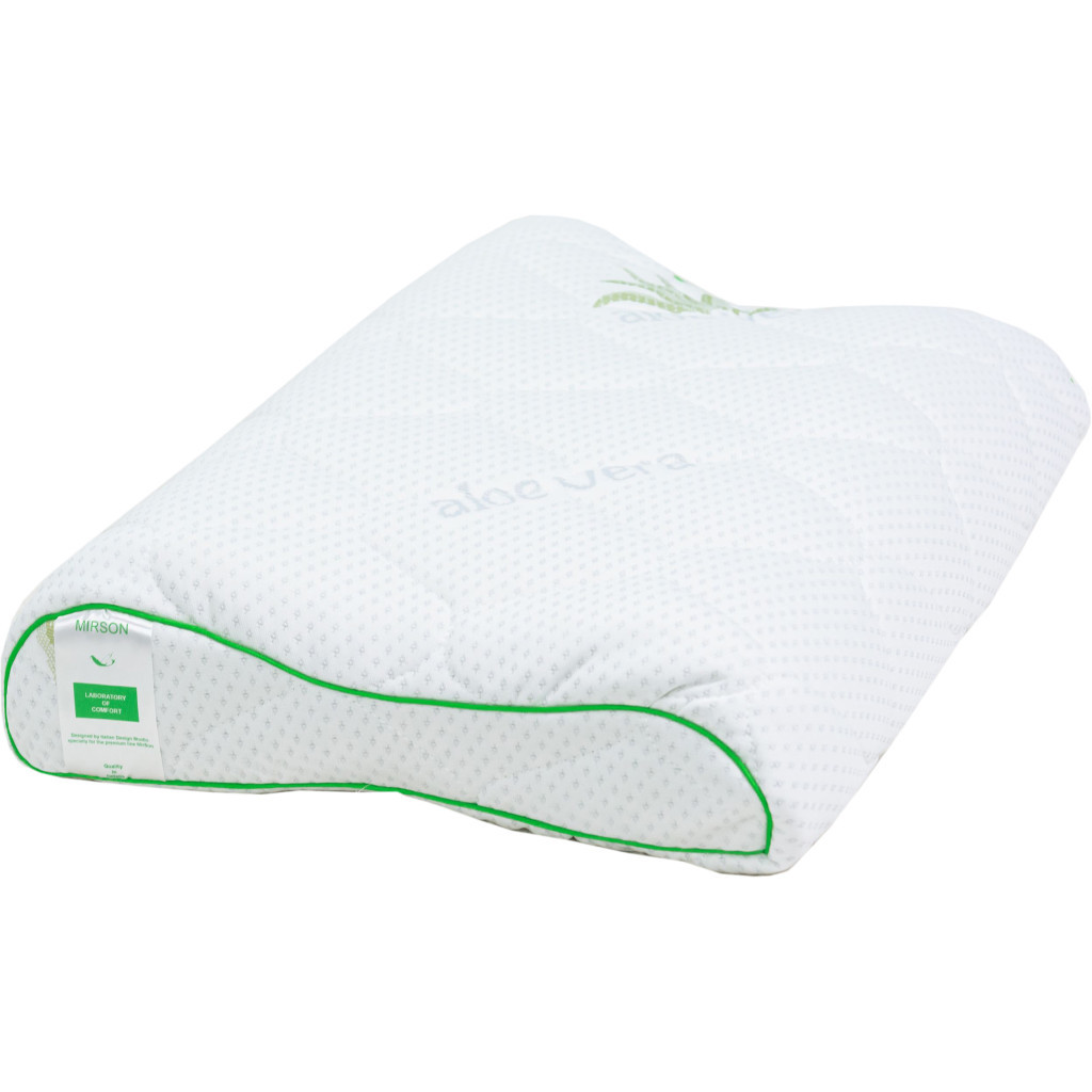 Подушка MirSon ортопедична 6039 Green nature Alberto Aero 58х40х10.5 (2200003261622) - зображення 1