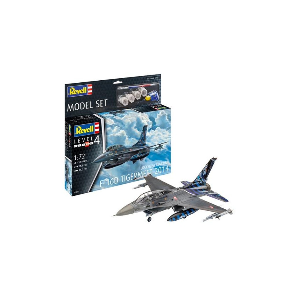 Збірна модель Revell набір Літак F-16D Tigermeet 2014 рівень 4, 1:72 (RVL-63844) - зображення 2
