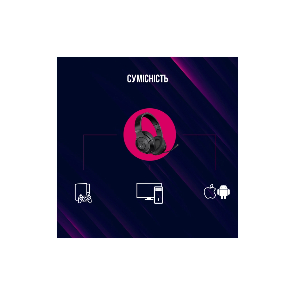 Навушники Lorgar Noah 500 Wireless Gaming Black (LRG-GHS500) - зображення 12