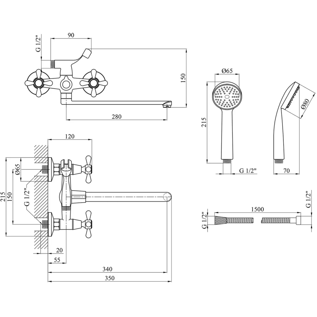 Змішувач Agua Toledo-C071 (CV014926) - изображение 7