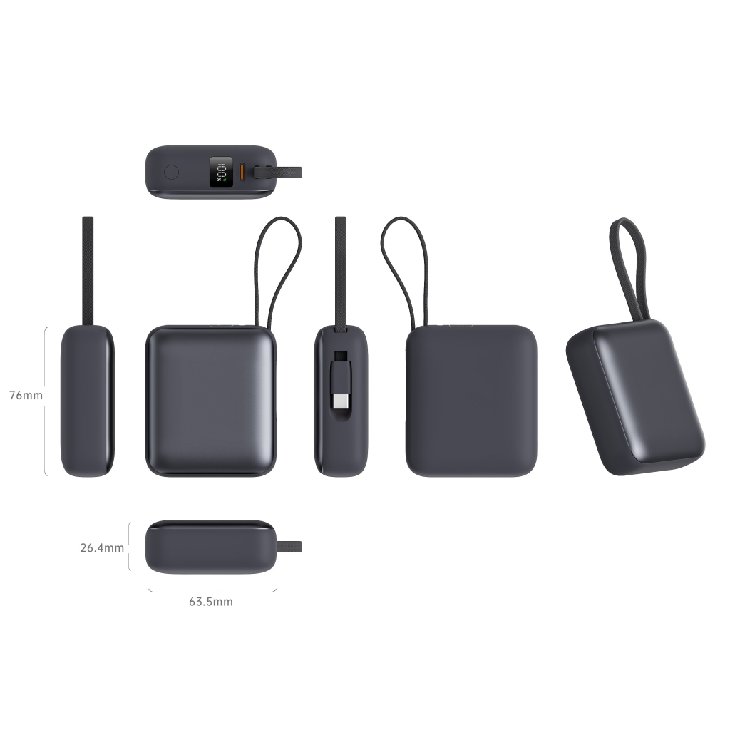 Батарея універсальна Vinga 10000 mAh 35W Display Cable (VPBB1035C) - зображення 6