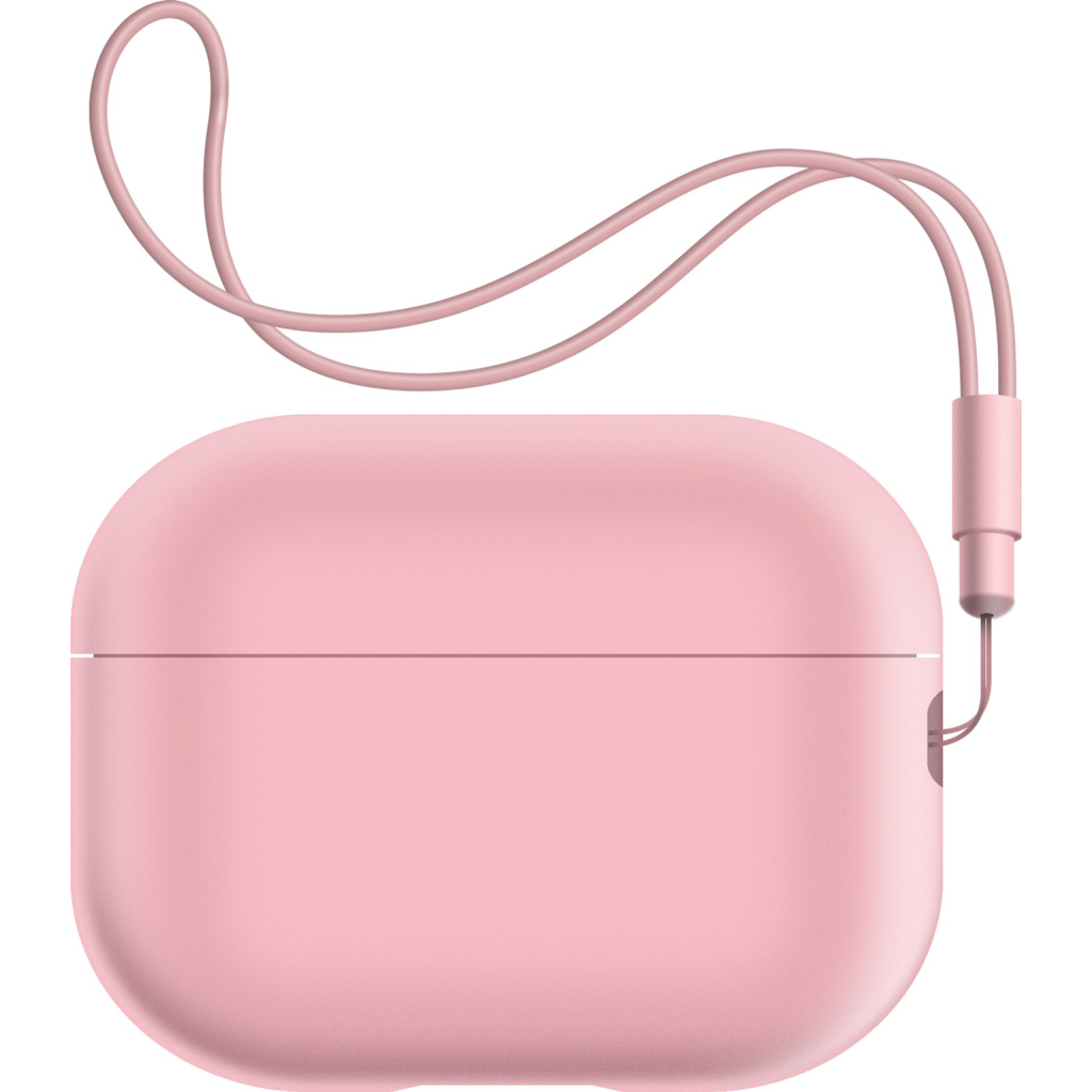 Чохол для навушників Armorstandart Silicone Case with straps для Apple Airpods Pro 2 Pink (ARM68616) - зображення 1