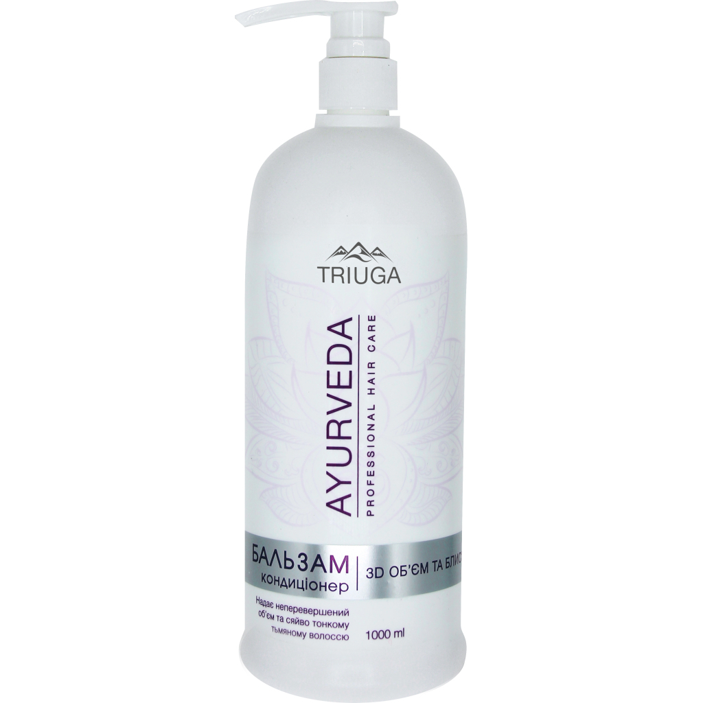 Кондиціонер для волосся Triuga Ayurveda 3D Об'єм і блиск 1000 мл (8908003544830) - зображення 1