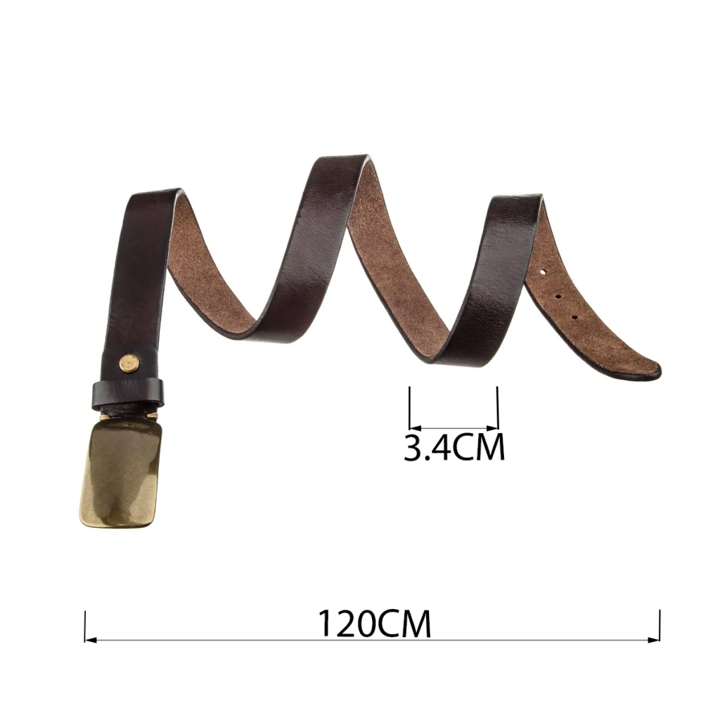 Ремінь Vintage Чоловічий автомат Коричневий (20067) - зображення 4