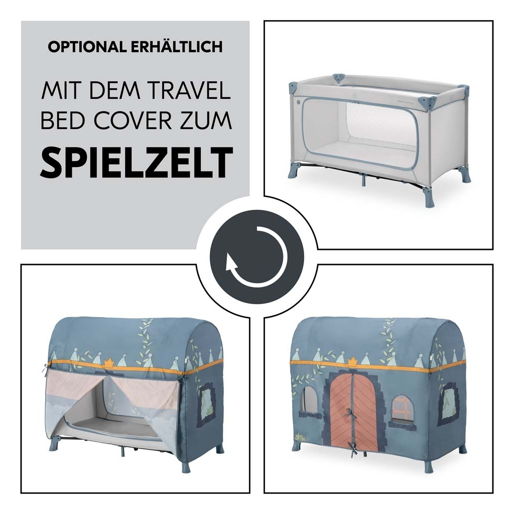 Дитячий манеж Hauck Dream N Play Plus Dusty Blue (60098-6) - зображення 4