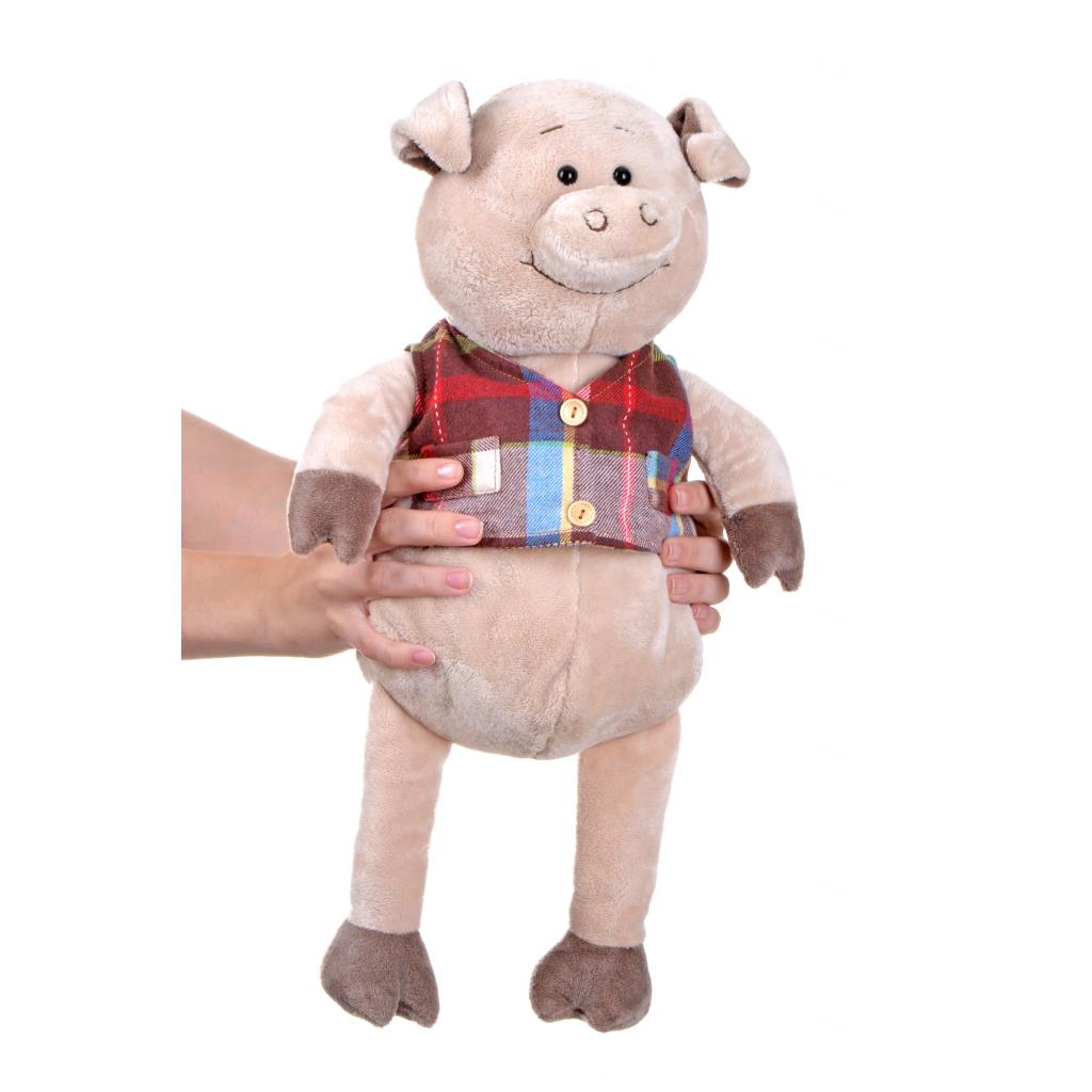 М'яка іграшка Same Toy Свинка у жилетці 45 см (THT722) - зображення 3