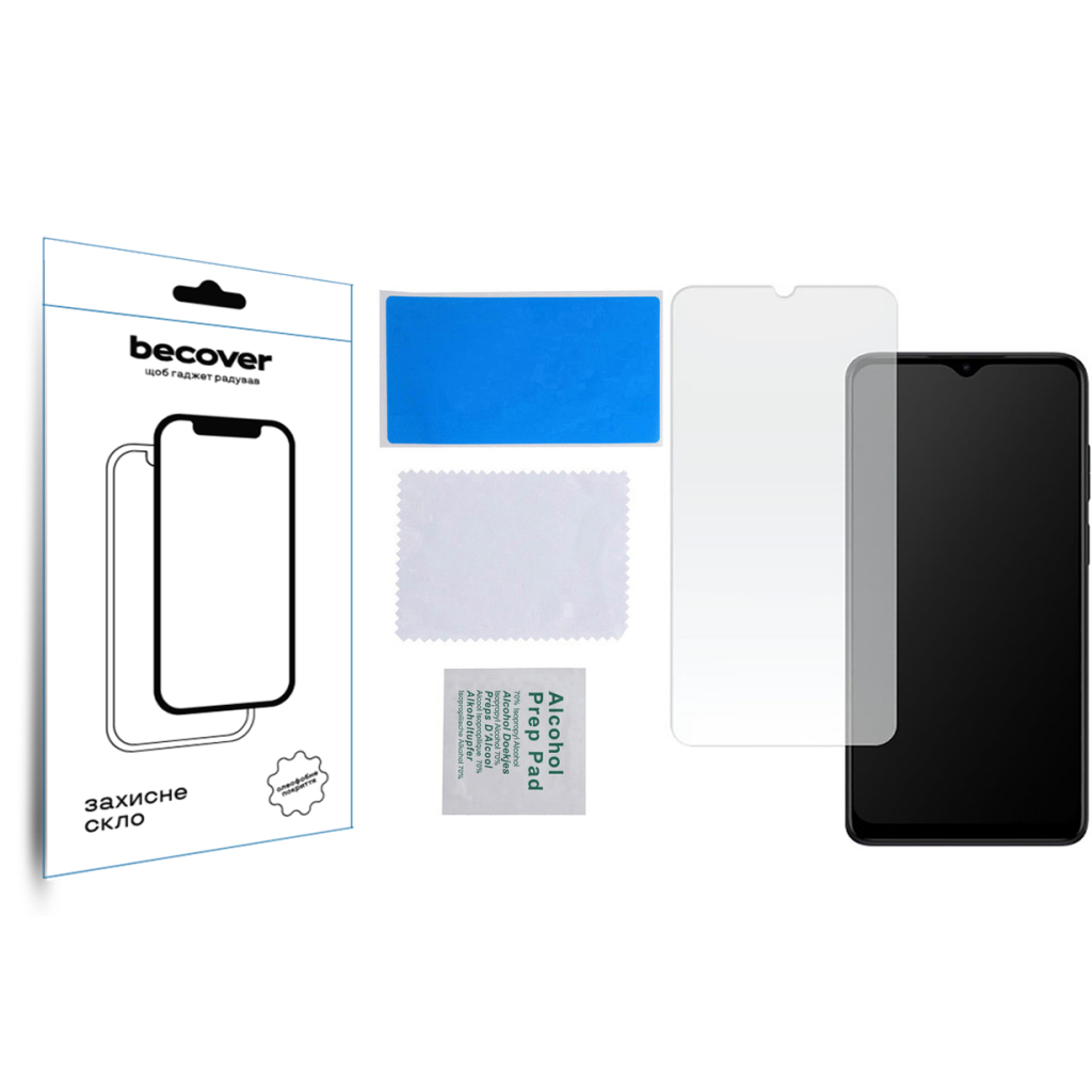 Скло захисне BeCover Motorola Moto E22/E22i 3D Crystal Clear Glass (709732) - зображення 3