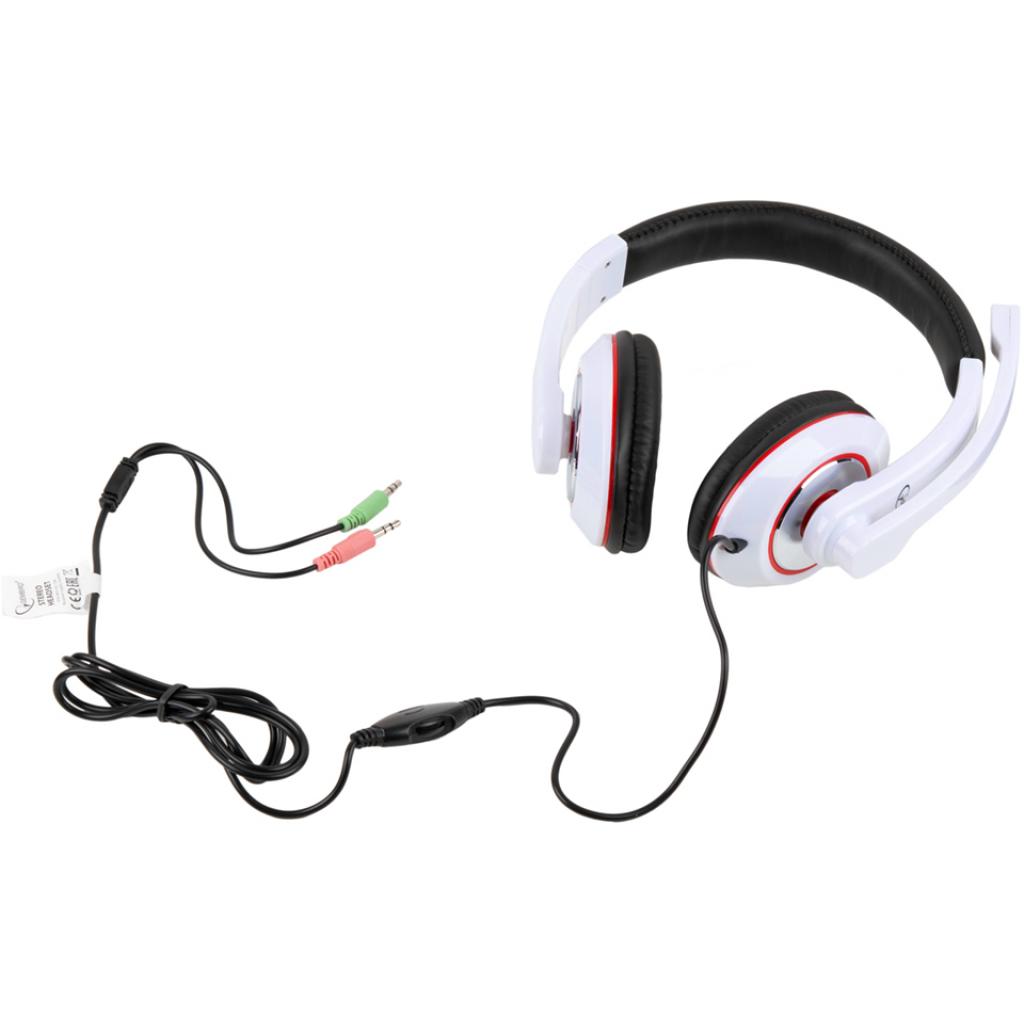 Навушники Gembird MHS-001 White (MHS-001-GW) - зображення 4