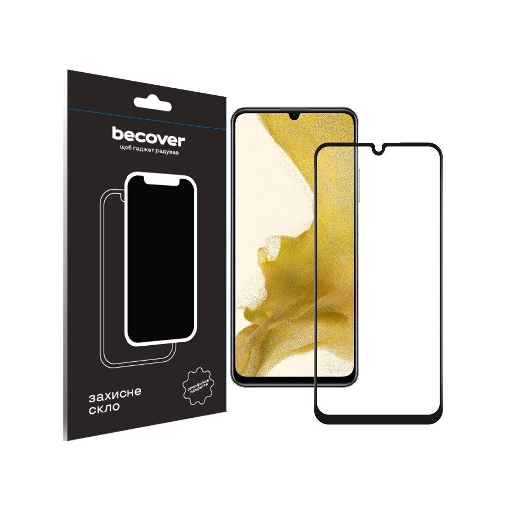 Скло захисне BeCover Samsung Galaxy A25 SM-A256 5G Black (710540) - зображення 1