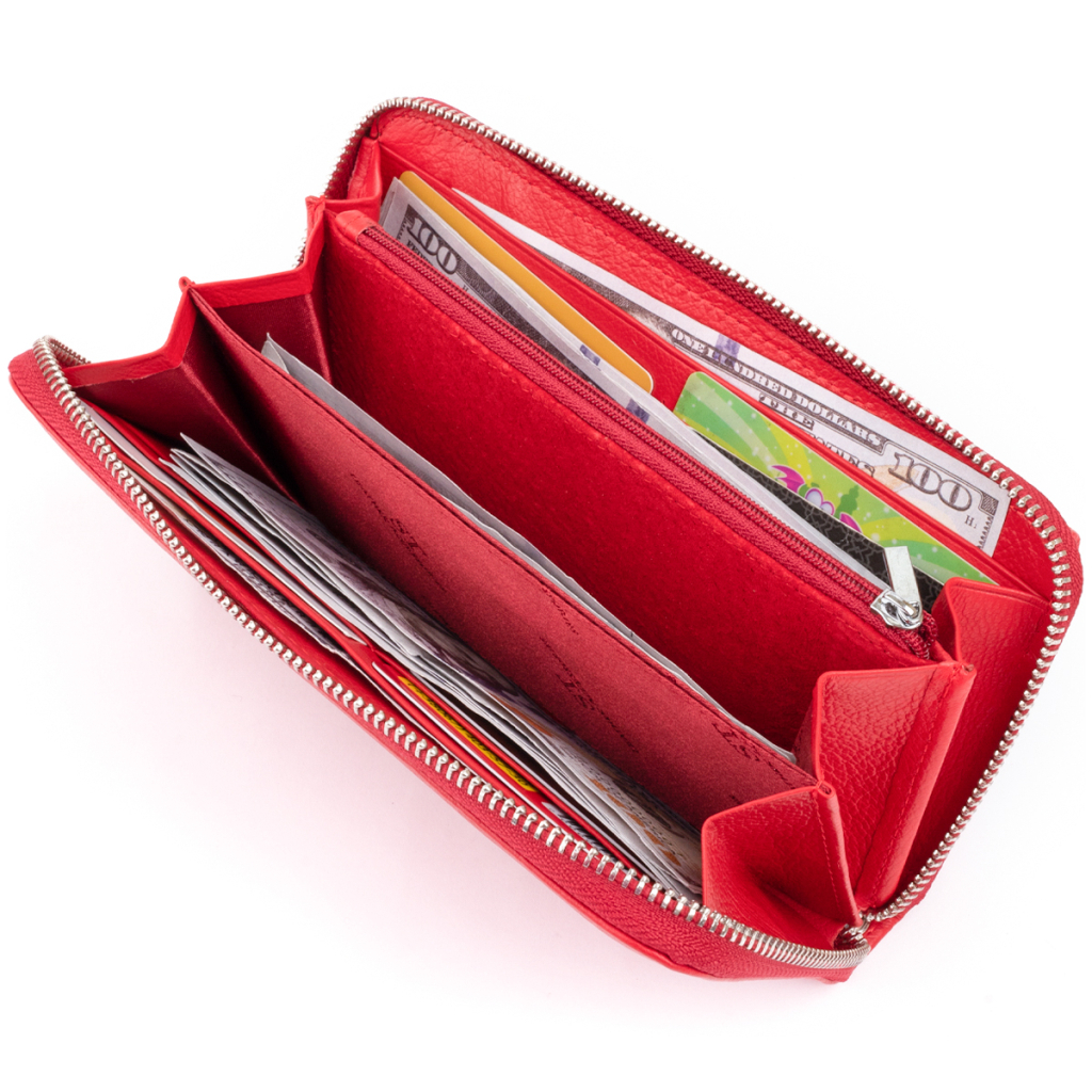 Гаманець ST Leather Червоний (19299) - зображення 7