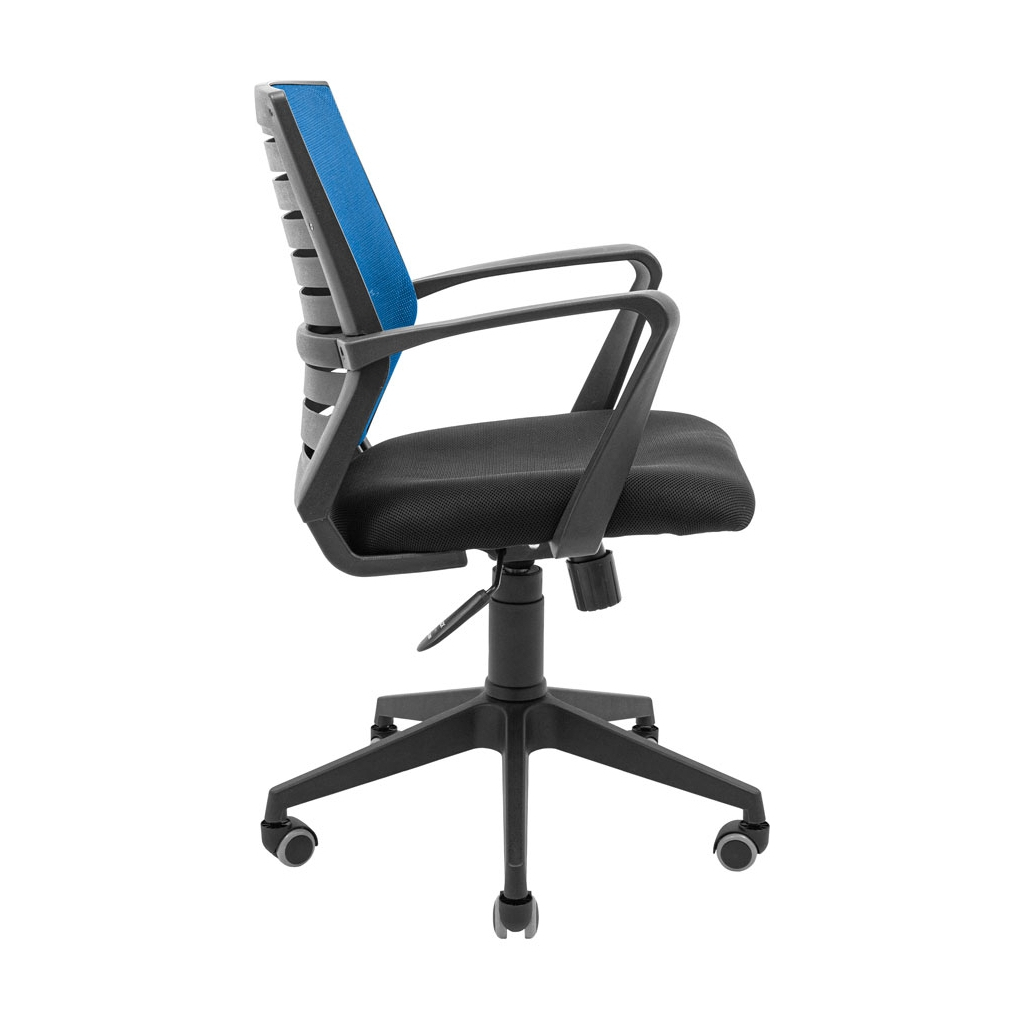 Офісне крісло Richman Флеш Ю Пластик М-1 (Tilt) Сітка чорна + синя (ADD0003030) - зображення 3