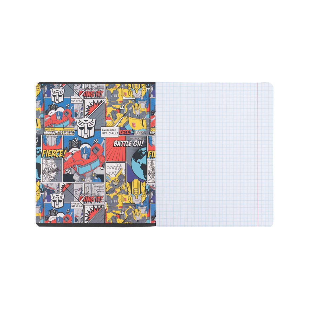 Зошит Kite Transformers, 12 аркушів, клітинка (TF25-232) - зображення 2