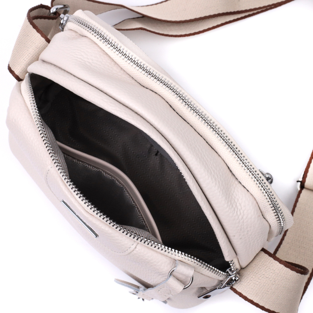 Сумка Vintage З натуральної шкіри Біла (22593) - зображення 8