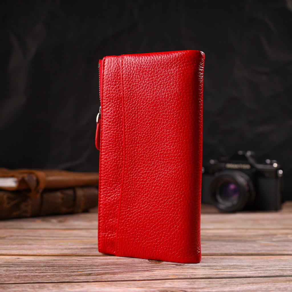 Гаманець Canpellini З натуральної шкіри Червоний (21895) - зображення 9