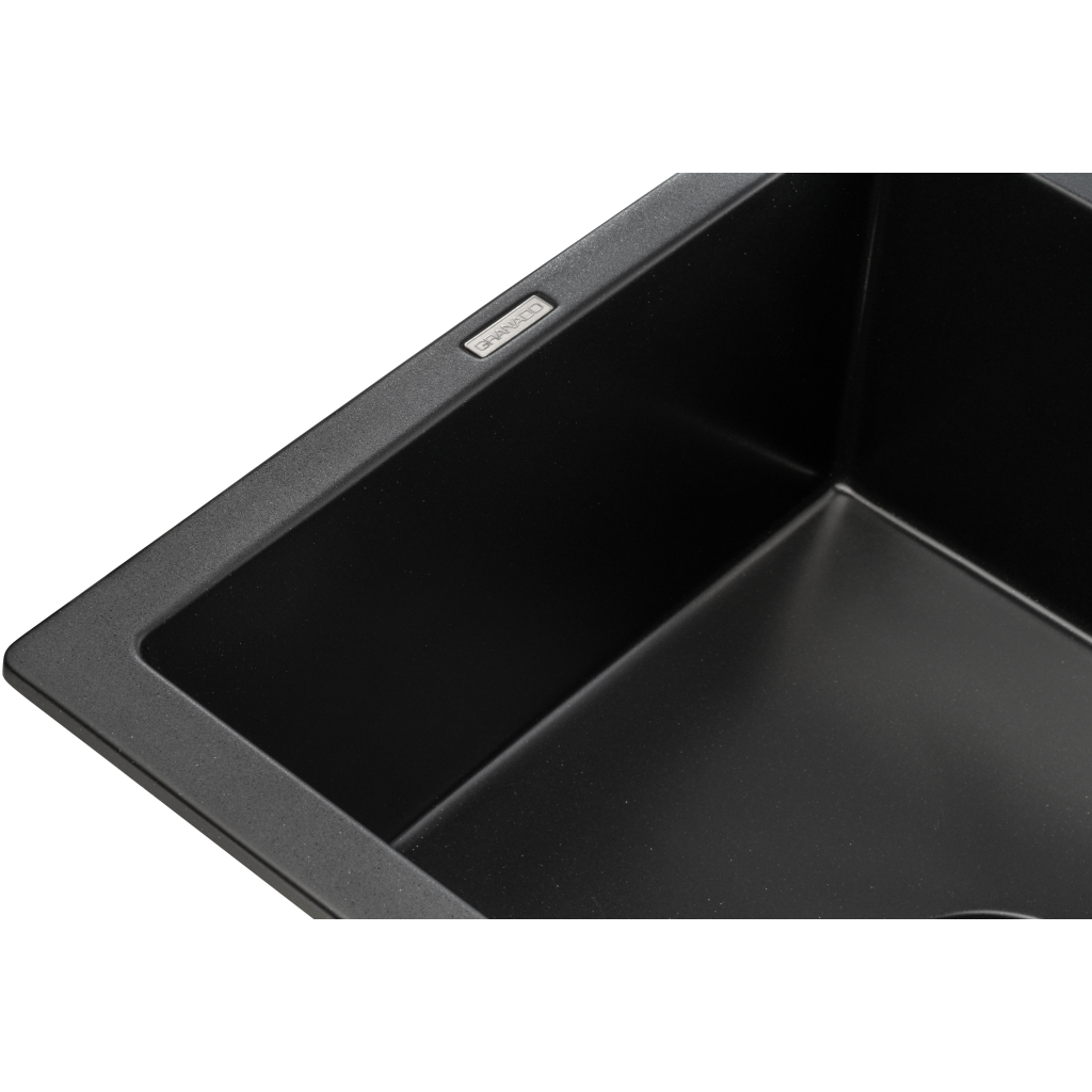 Мийка кухонна GRANADO LINARES black shine (gr0801) - зображення 5