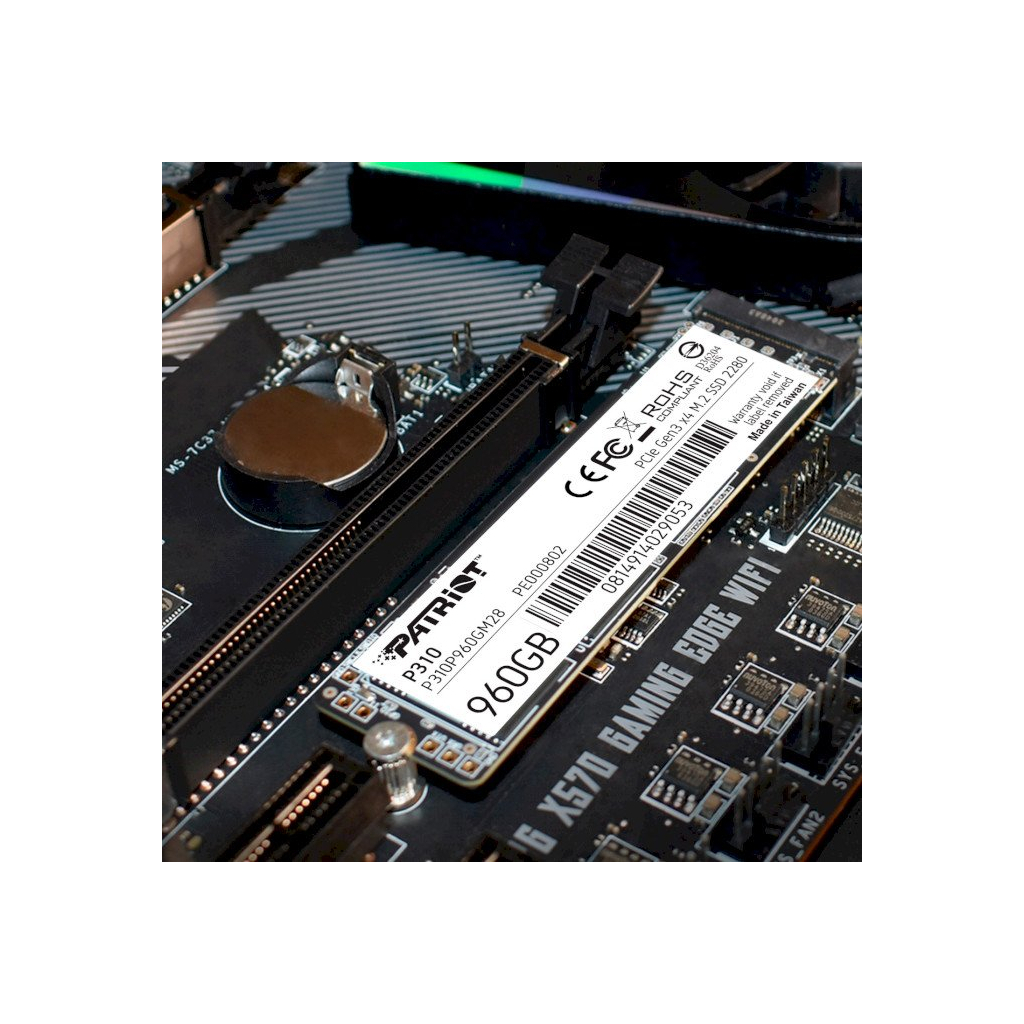 Накопичувач SSD M.2 2280 960GB Patriot (P310P960GM28) - зображення 7