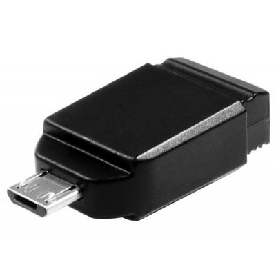 USB флеш накопичувач Verbatim 16GB OTG Black USB 2.0 (49821) - зображення 4