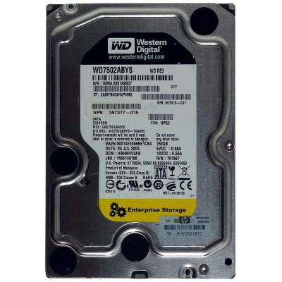 Жорсткий диск 3.5"  750Gb WD (# WD7502ABYS #) - зображення 1
