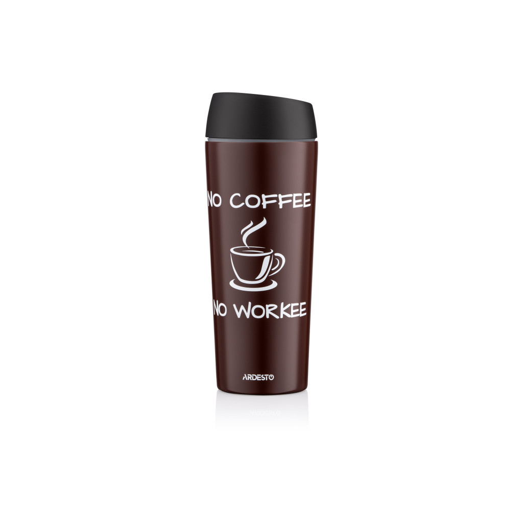 Термочашка Ardesto Coffee Time 450 мл Брунатна (AR2645CB) - зображення 8