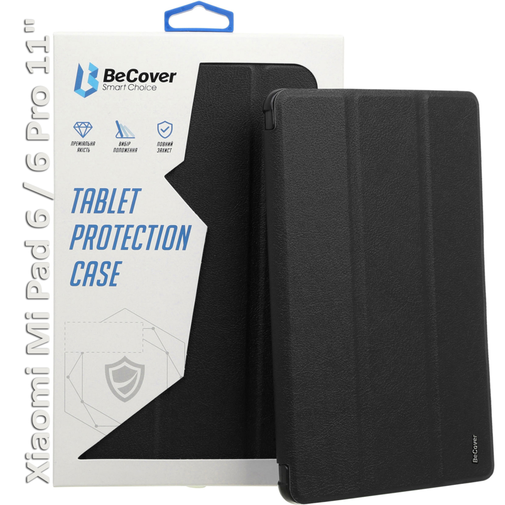 Чохол до планшета BeCover TPU Edge stylus mount Xiaomi Mi Pad 6 / 6 Pro 11" Black (709558) - зображення 1