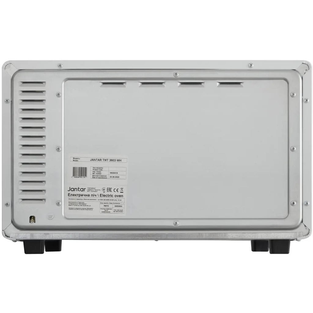 Електропіч Jantar TMT 3603 WH - зображення 4