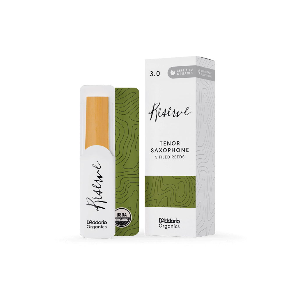 Тростина для саксофона D'Addario Organic Reserve - Tenor Sax #2.5 - 5 Pack (ODKR0525) - зображення 2