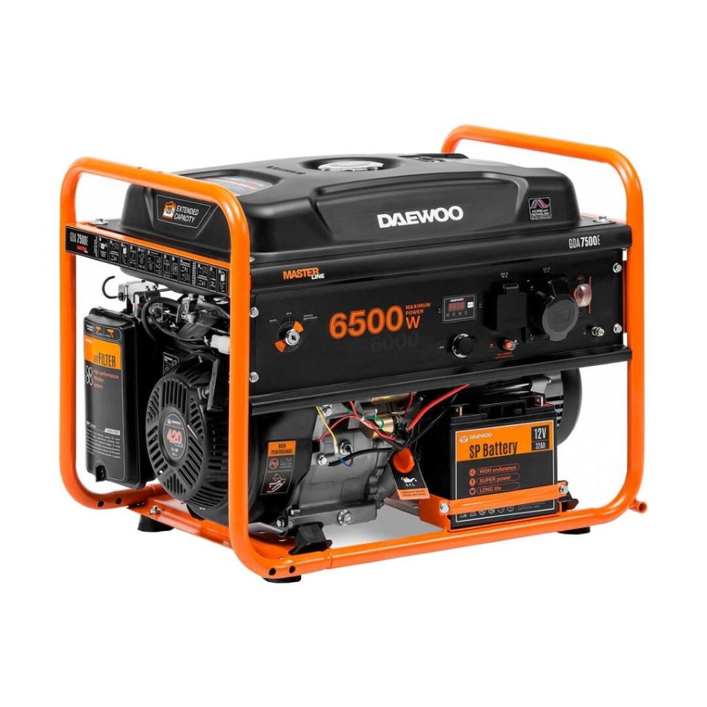 Генератор Daewoo GDA 7500E 6,5kW (GDA7500E) - зображення 1