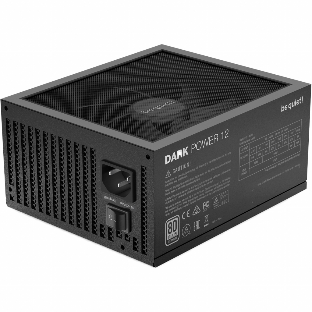 Блок живлення Be quiet! 850W be quiet Dark Power 12 (BN315) - изображение 6