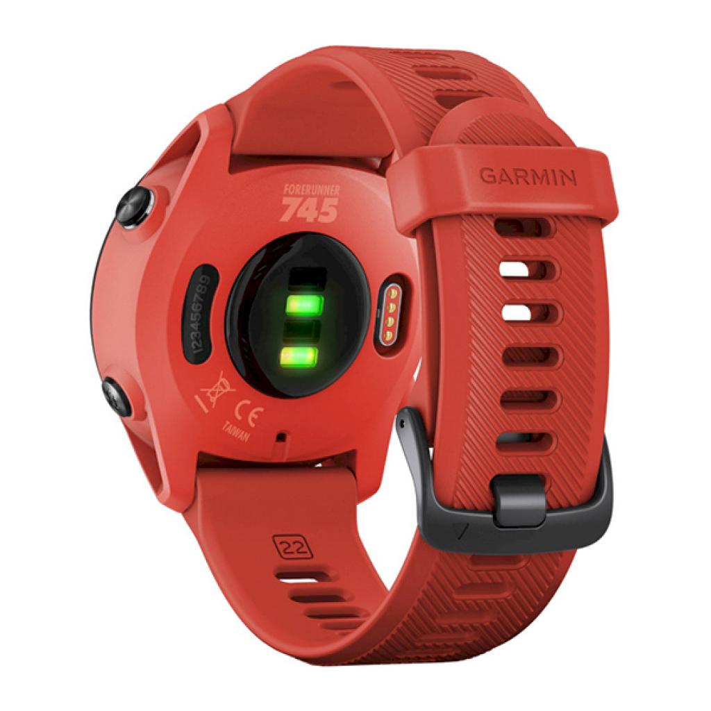 Смарт-годинник Garmin Forerunner 745, Magma Red (010-02445-12) - зображення 6